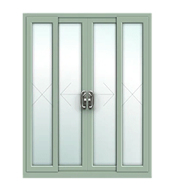 Chartwell Green 4 Pane Sliding Patio Doors