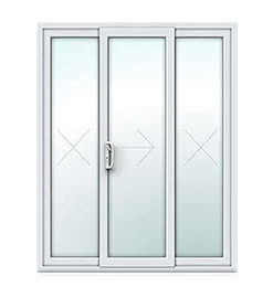 3 Pane uPVC Sliding Patio Doors